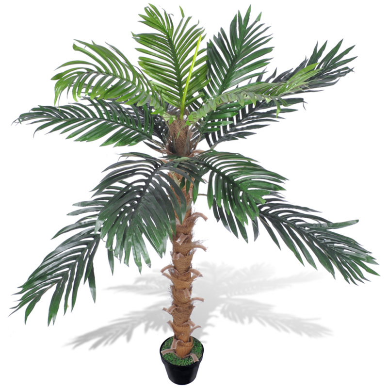 Die Saisontruhe Kunstpflanze Palme in Topf & Bewertungen Wayfair.de